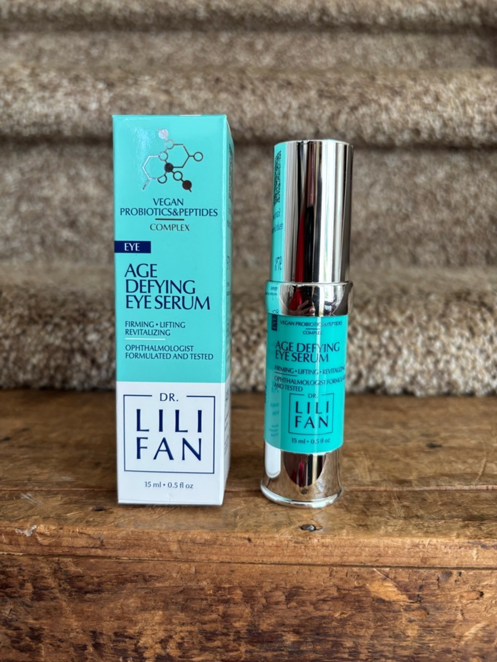 Dr. Lili Fan Age Defying Eye Serum - Teal Packaging
